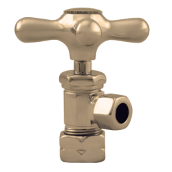 VAB0049 Cross Handle Angle Stop Shut Off Valve